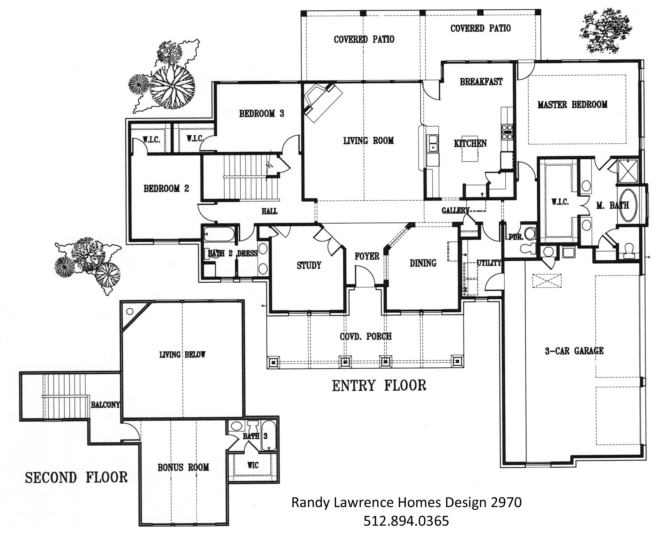 Design-2970-floorplan | Randy Lawrence Homes