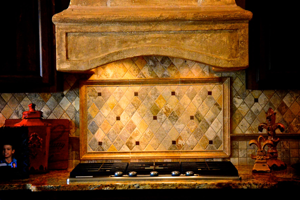 kitchen tile detail